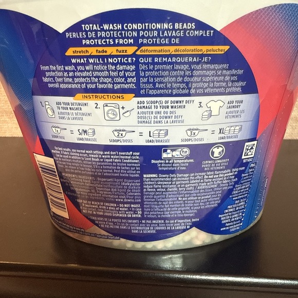 Downy Defy Damage Total Wash Conditioning Beads Floral Scent 18.10 Oz Sealed Y - Picture 4 of 8